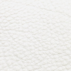 Cuir blanc grainé