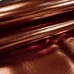 Cuir chocolat métallisé