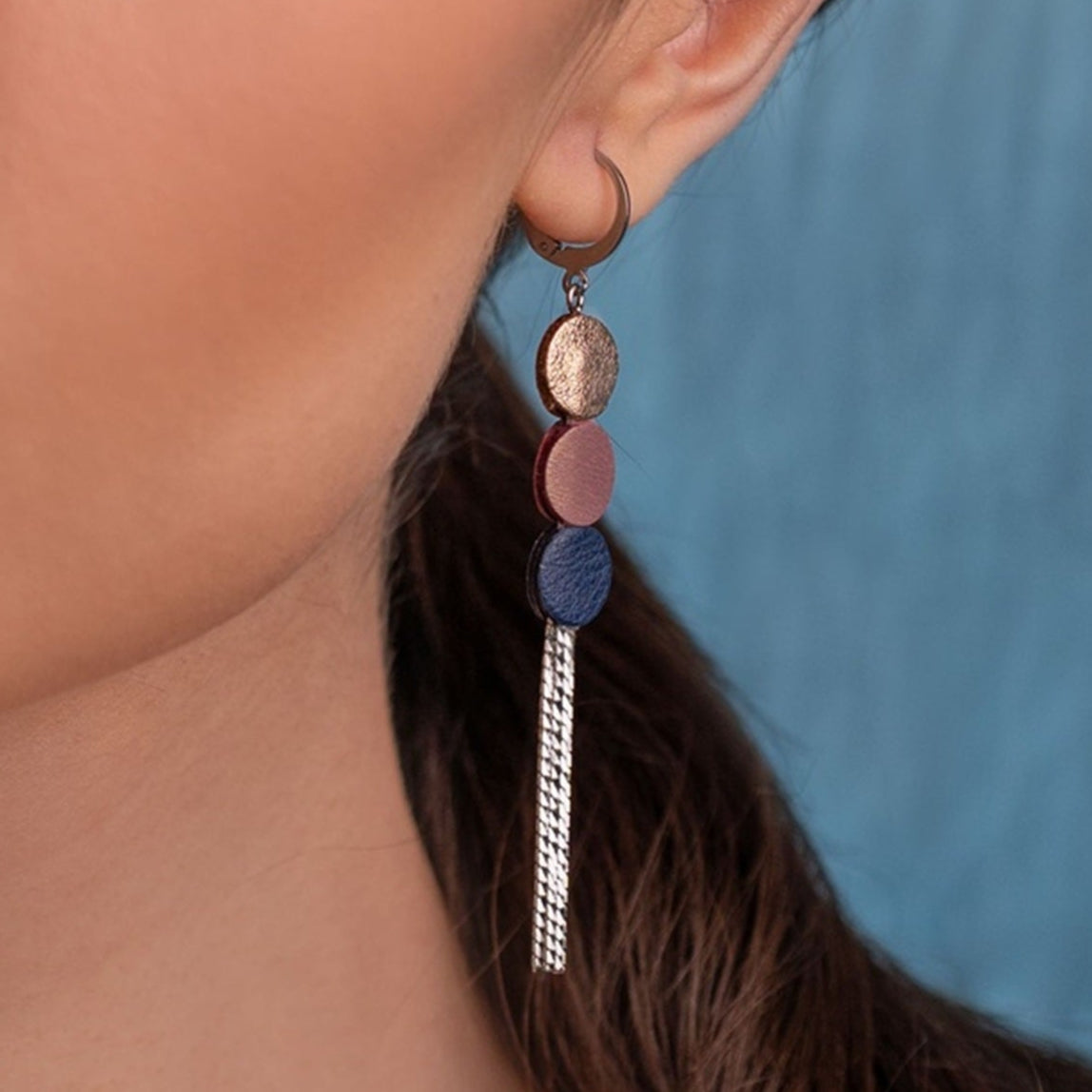 Pendientes de plata Janis