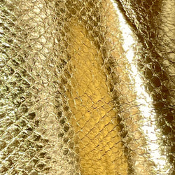 Cuir marin doré brillant