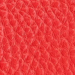 Cuir Rouge vermillon grainé