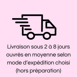 Une commande Nune est livrée rapidement, sous 2 à 8 jours ouvrés en moyenne selon le mode d'expédition choisi (hors temps de préparation de commande)