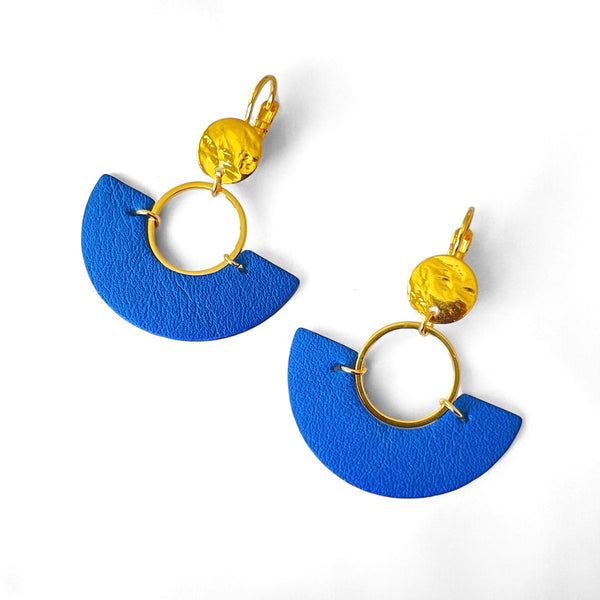 Boucles d'oreilles cuir Artea