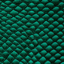 Charger l&#39;image dans la galerie, Cuir marin Ictyos vu de près, cuir de poisson saumon vert émeraude écaille
