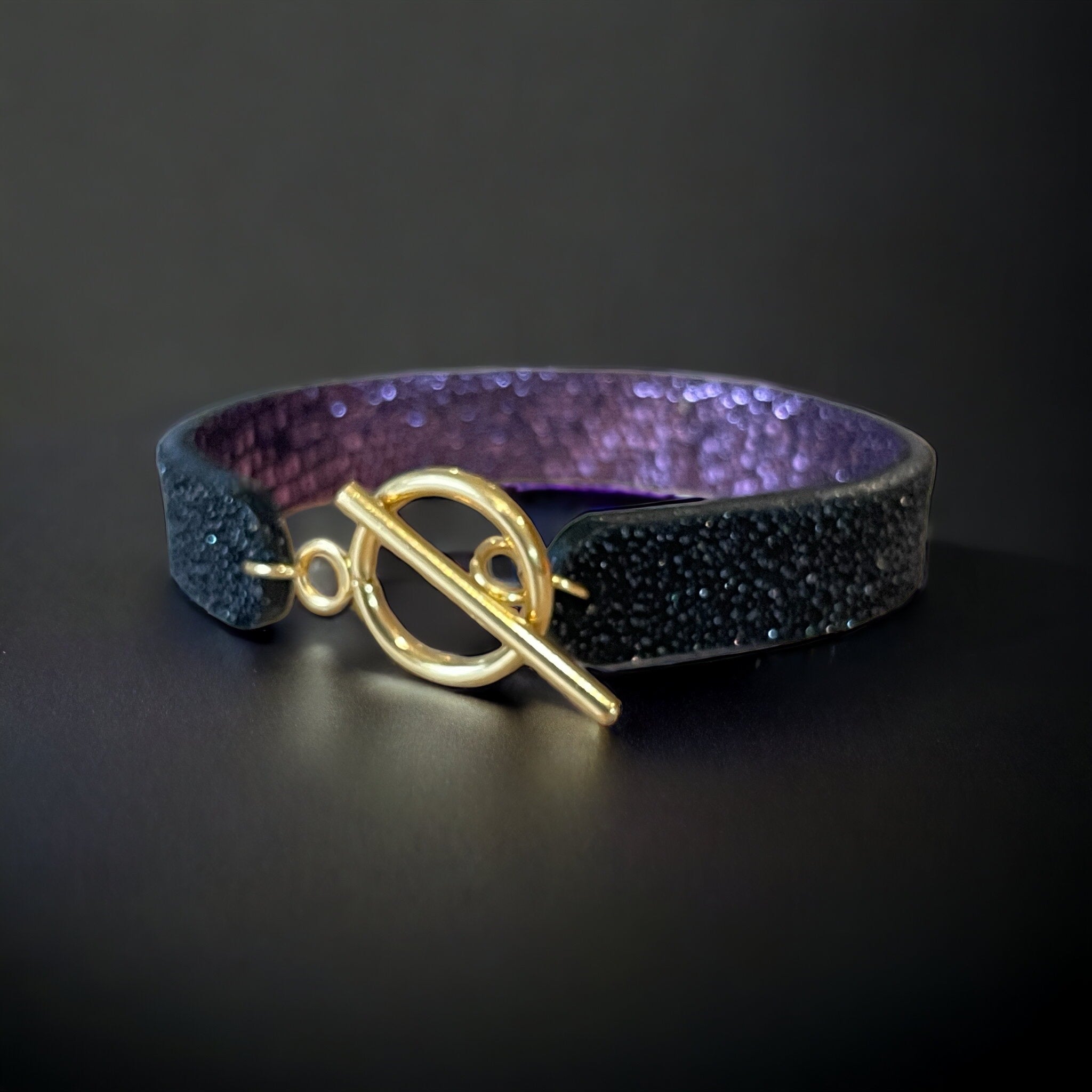 MILO gold leather bracelet